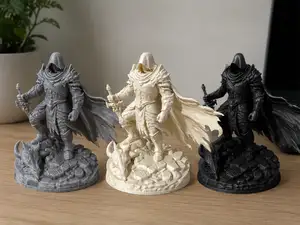Hooded Dark Knight Statue Fantasy STL Miniature