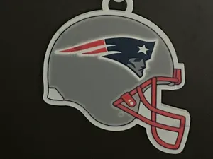 New England Patriots Helmet Hype Chain Pendant
