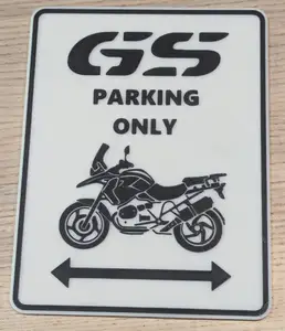 Bmw GS Parking plate