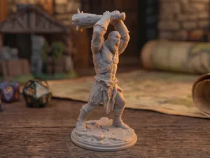 Hill Giant Brawler - 50mm Base Miniature
