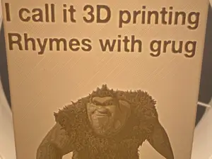 3D printing Grug
