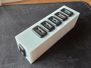 USB 5-fach / Spannungsverteiler / Power Splitter