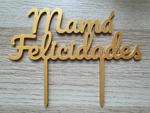 Topper de tarta personalizable