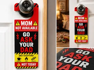 Mom Off Duty Door Hanger – Mother’s Day GIFT