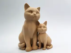 Momma Cat & Baby - No Supports