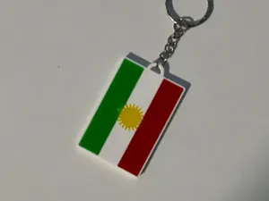 Portachiavi Bandiera del Kurdistan Multicolor