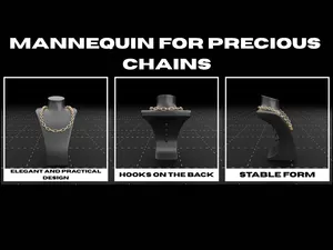 Mannequin for precious chains