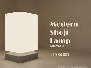 Modern Shoji Lamp - LED Lamp Kit 001