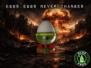 AtomicEgg Post-Apocalyptic Soft-Boiled Egg Holder