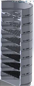 Sand and Rock Classifier Sieve Stack