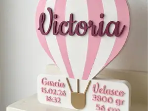 Natalicio Globo Aerostático Personalizable Birth