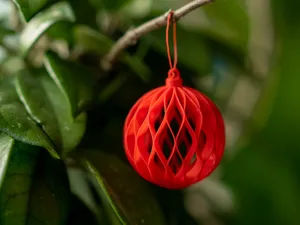 Hollow Honeycomb Christmas Ornament
