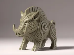 Boar - tribal decoration figurine