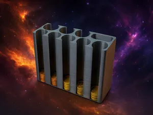 Euros Coin organizer Configurable Gridfinity
