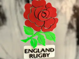 England Rugby (Red Rose) - Pendant & Chain