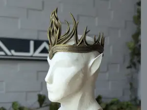elf crown - "dark elegance"