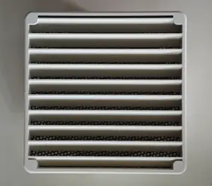 160 mm air duct grill with mesh
