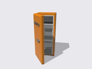 Miniature SMEG fridge for doll house