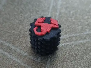 Tire valve cap ABARTH logo