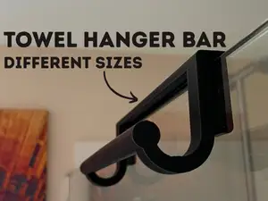 Towel Holder Bar Shower Clip On