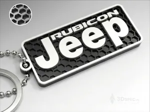 Jeep RUBICON keychain