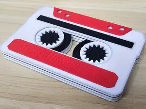 Retro Cassette with Dual NFC Tags