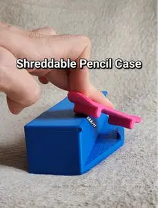 Pencil Case - Skate Inspired with Fingerboard