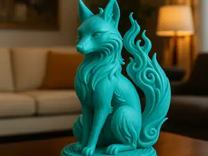 Crowned Fox – Flame of the Forest Mind