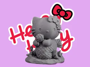 Hello Kitty Mermaid – Cute Ocean Figurine
