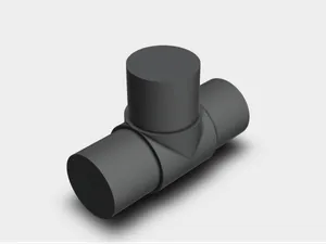 T-Joint Adapter for 40mm Pipes - Custom Sim-Racing