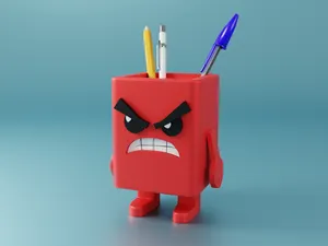 Angry Desk Buddy - Pen Holder