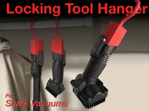 Locking Shark Vacuum Tool Hanger