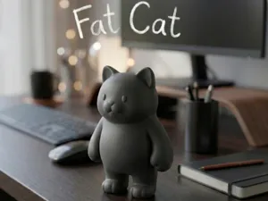 3D-модели горшков с котами для 3D-печати