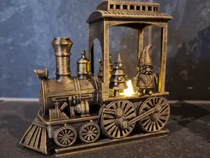 Retro steam locomotive tea led light