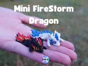Mini Articulated FireStorm Dragon