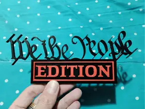 We the People Edition Truck Emblem