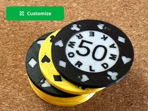 Customizable Poker Chip (in browser)