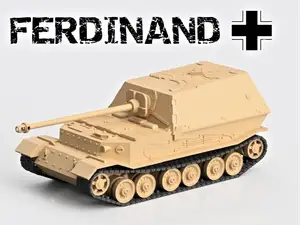 Ferdinand- German heavy tank destroyer 1:35 scale