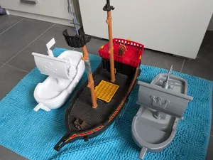 Big Pirate or Marine Ship (Floats!) - V2