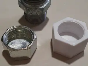 threaded cap 3/4