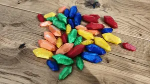 Shiny small crystals