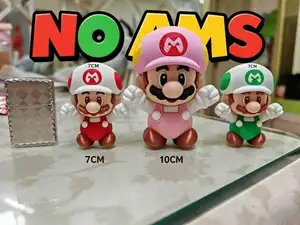 超Q可爱 mini马里奥钥匙扣 蘑菇仔 Mario keychain(分件快速打印 无需AMS)