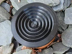 Grille d'aération extérieur diamètre 100