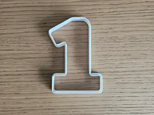 Number Cookie Cutter