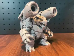 Mecha Blastoise Statue｜A Fusion of Power & Legacy