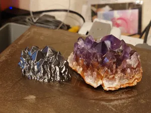 Amethyst Crystal Miniature figure 模型 ミニチュア