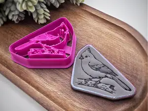 Titmouse Bird Polymer Clay Cutter