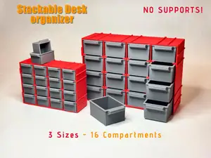 Workshop / Desk Organizer / Stackable / 3 Sizes