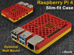 Raspberry Pi 4 Case | Wall Mount | Options