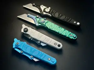 3D Printed Hawk Shortcut Folding Utility Knife